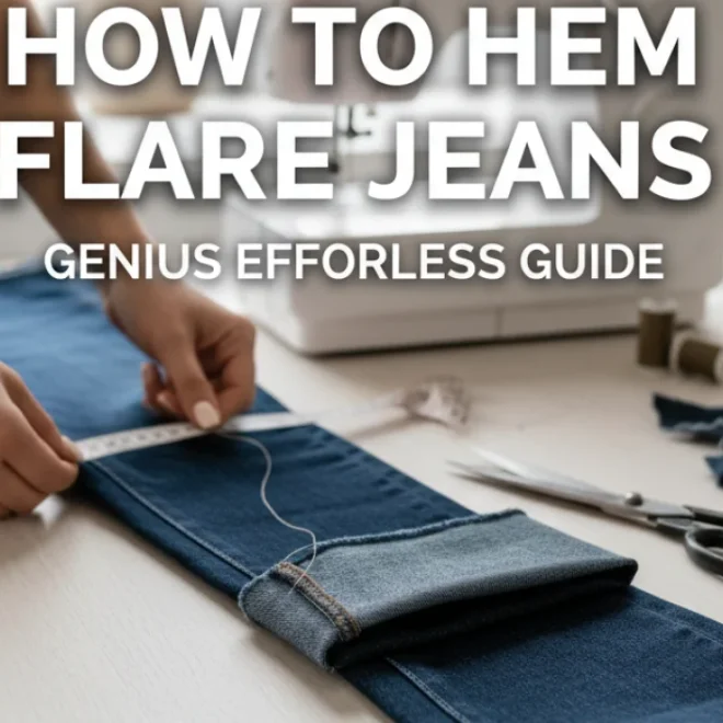 How to Hem Flare Jeans: Genius Effortless Guide