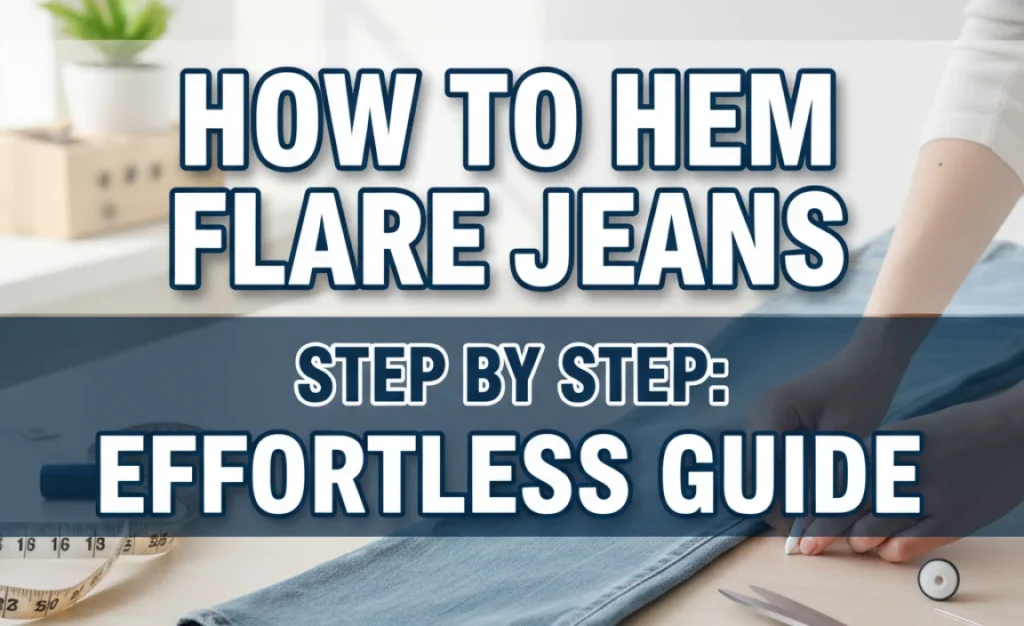 How To Hem Flare Jeans Step By Step: Effortless Guide