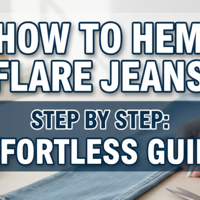 How To Hem Flare Jeans Step By Step: Effortless Guide