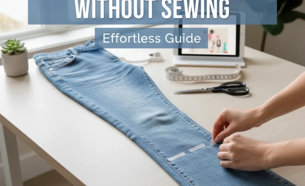 How to Hem Flare Jeans Without Sewing: Effortless Guide