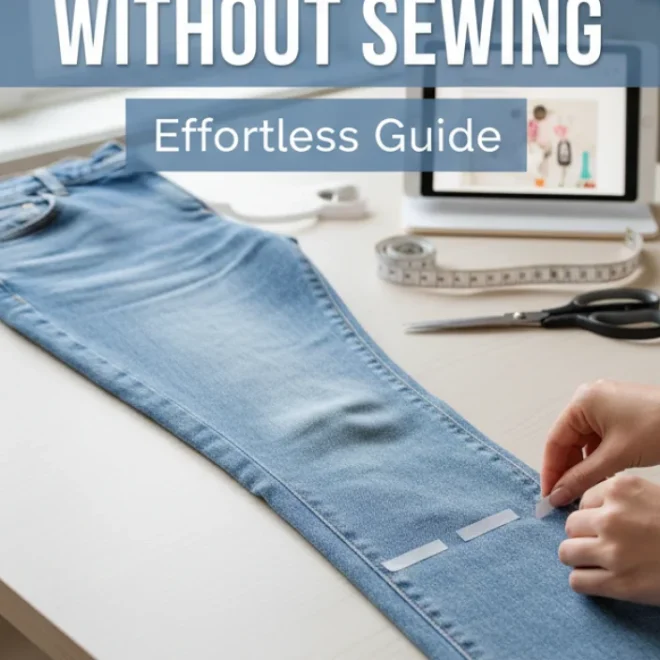 How to Hem Flare Jeans Without Sewing: Effortless Guide