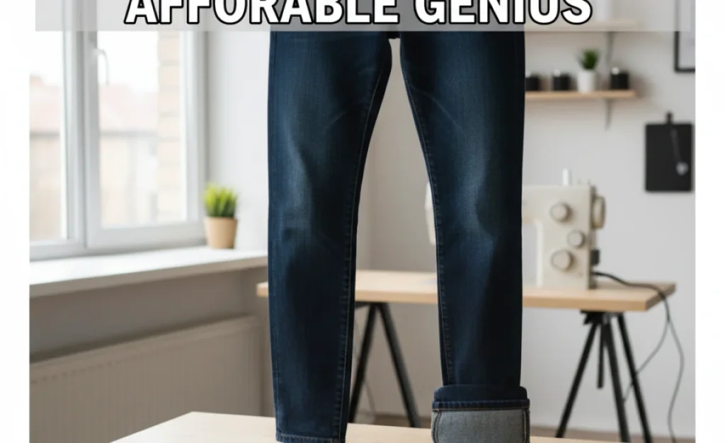 How To Hem Slim Jeans: Affordable Genius