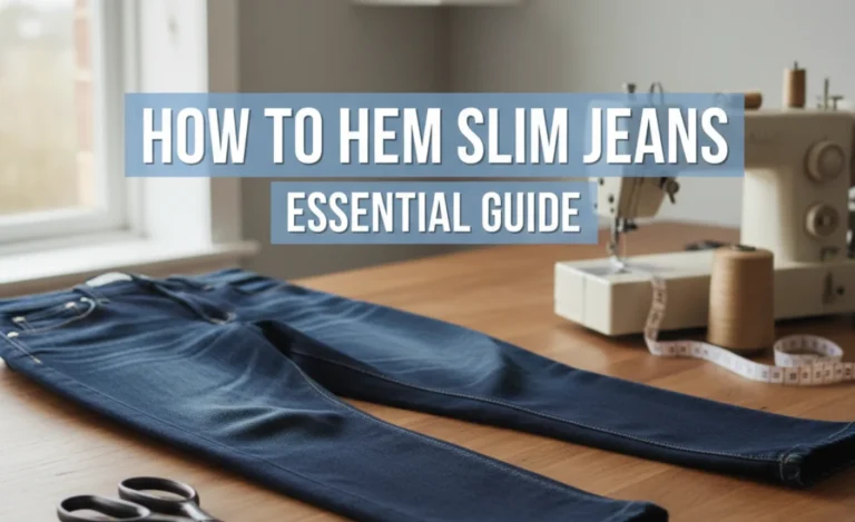 How to Hem Slim Jeans: Essential Guide