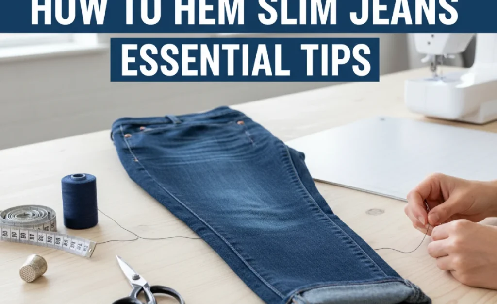 How to Hem Slim Jeans: Essential Tips