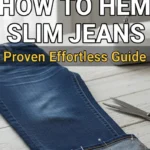 How to Hem Slim Jeans: Proven Effortless Guide
