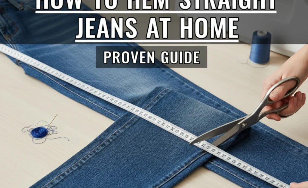 How to Hem Straight Jeans at Home: Proven Guide