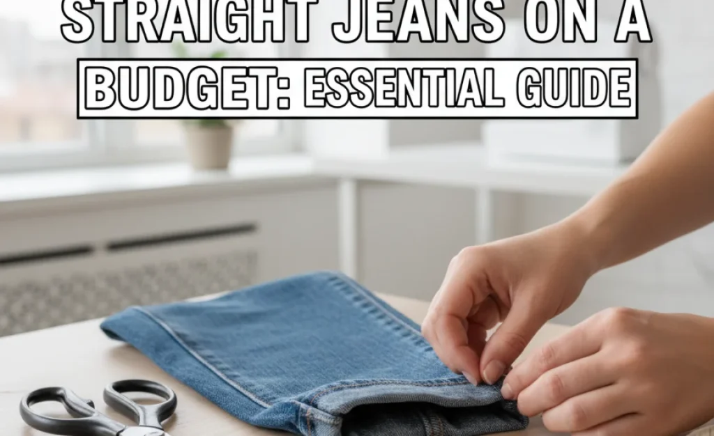 How To Hem Straight Jeans On A Budget: Essential Guide
