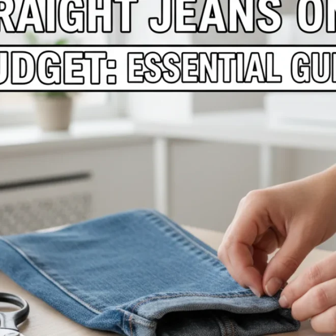 How To Hem Straight Jeans On A Budget: Essential Guide