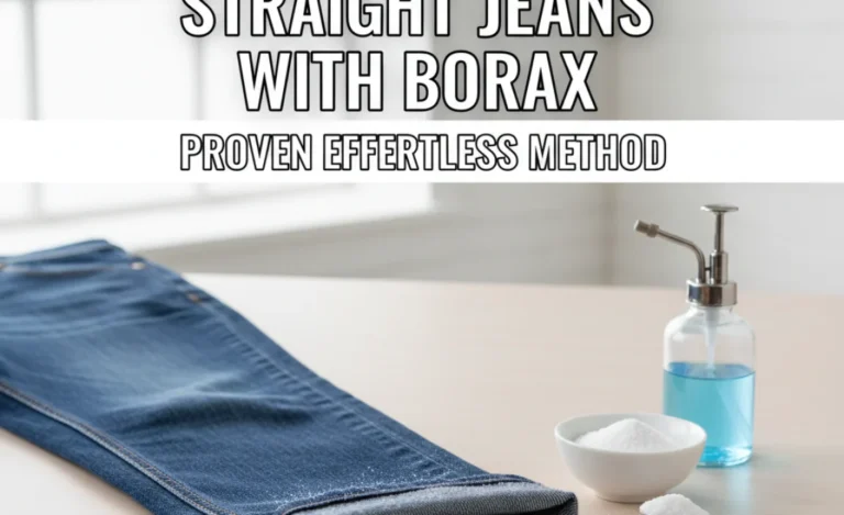 How To Hem Straight Jeans With Borax: Proven Effortless Method