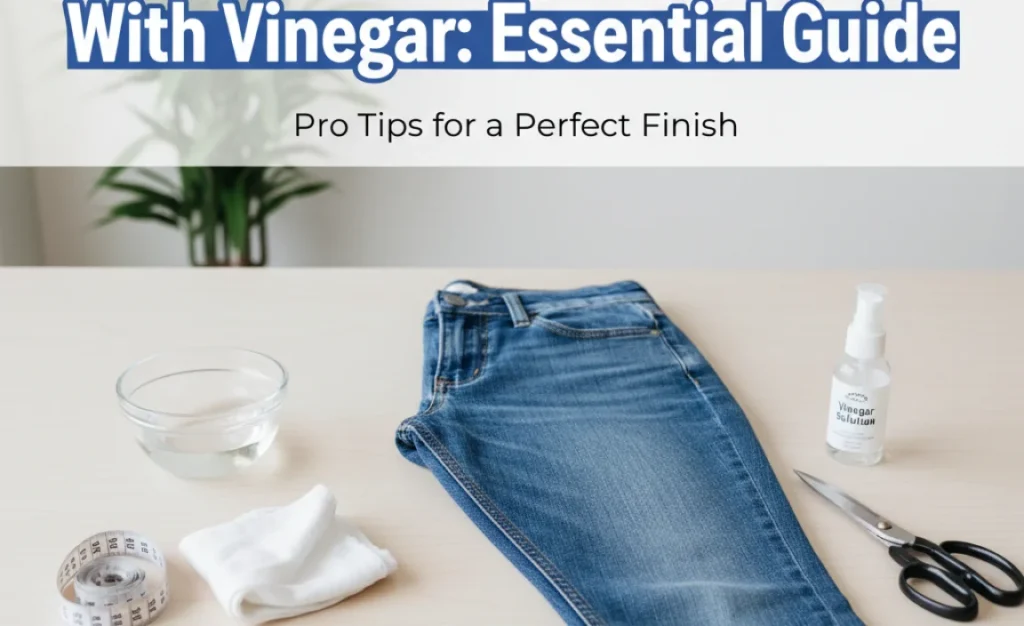 How to Hem Straight Jeans With Vinegar: Essential Guide