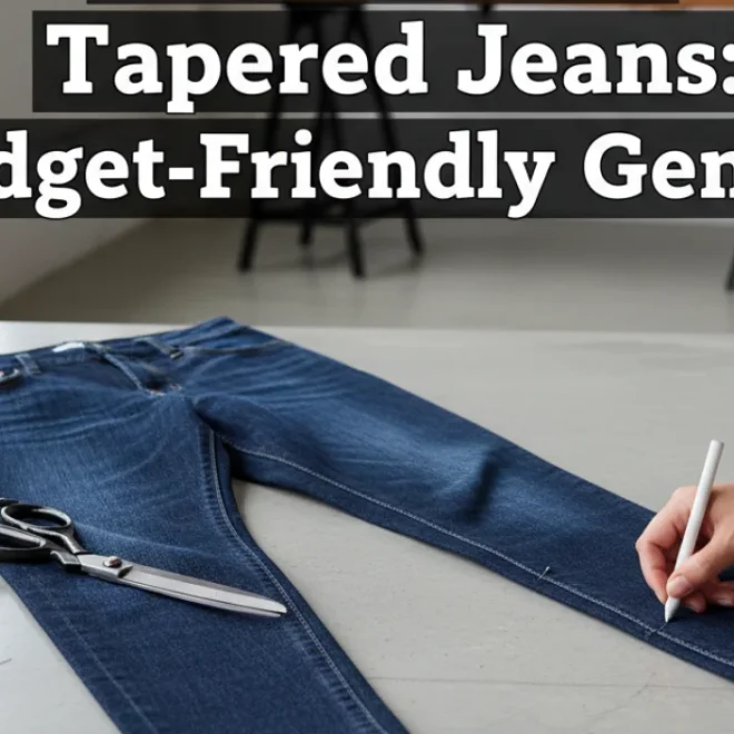 How to Hem Tapered Jeans: Budget-Friendly Genius