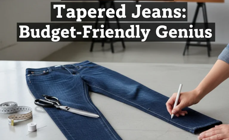 How to Hem Tapered Jeans: Budget-Friendly Genius