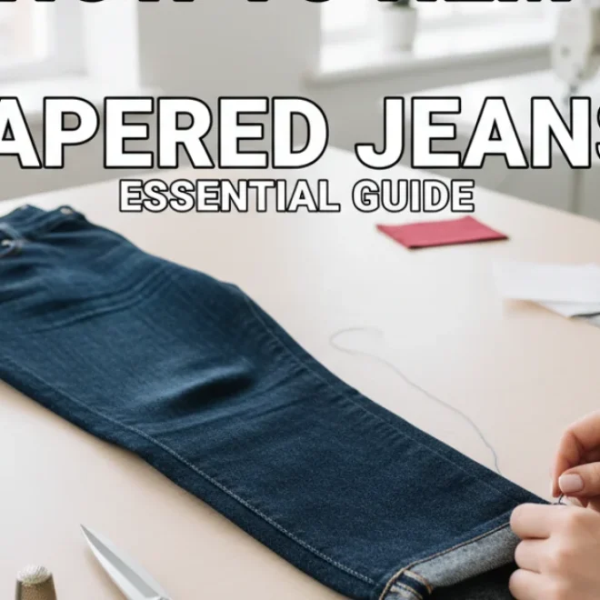 How to Hem Tapered Jeans: Essential Guide