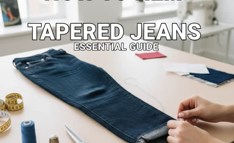 How to Hem Tapered Jeans: Essential Guide