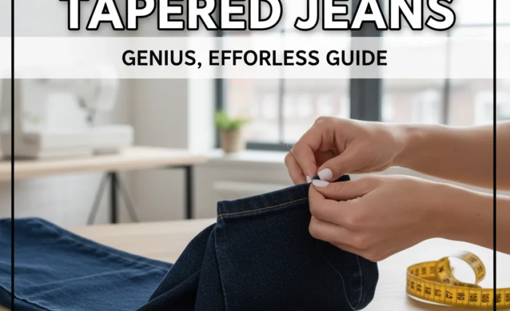 How To Hem Tapered Jeans: Genius, Effortless Guide