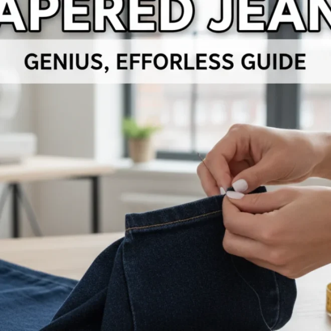 How To Hem Tapered Jeans: Genius, Effortless Guide