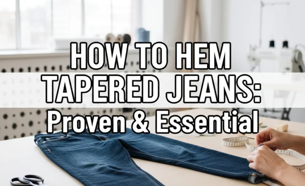 How To Hem Tapered Jeans: Proven & Essential