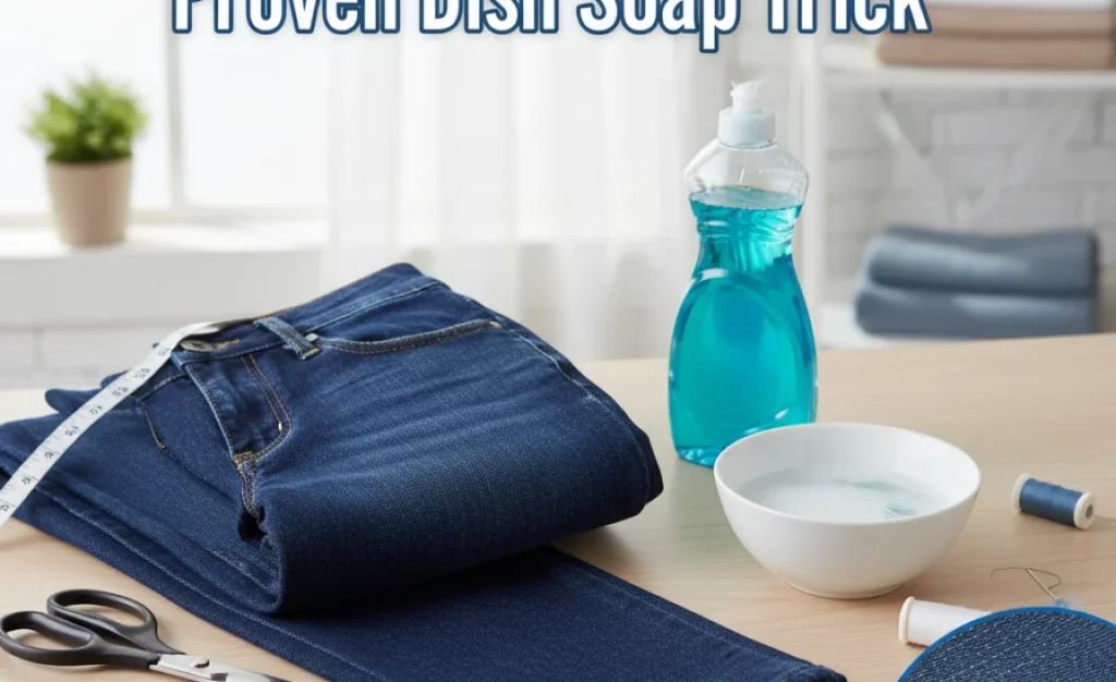 How to Hem Tapered Jeans: Proven Dish Soap Trick