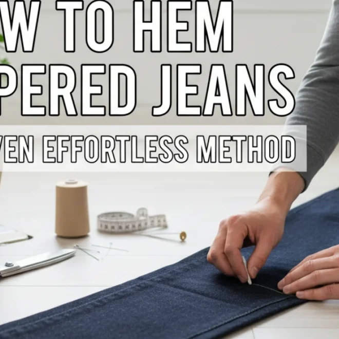 How to Hem Tapered Jeans: Proven Effortless Method