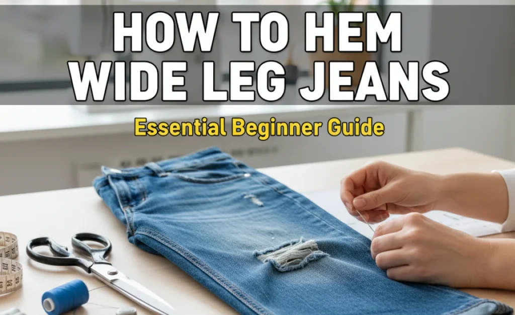 How to Hem Wide Leg Jeans: Essential Beginner Guide