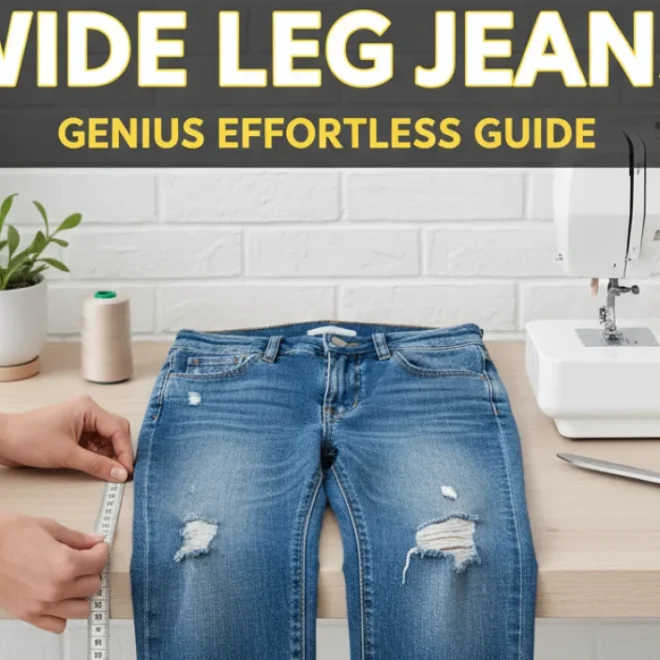 How To Hem Wide Leg Jeans: Genius Effortless Guide