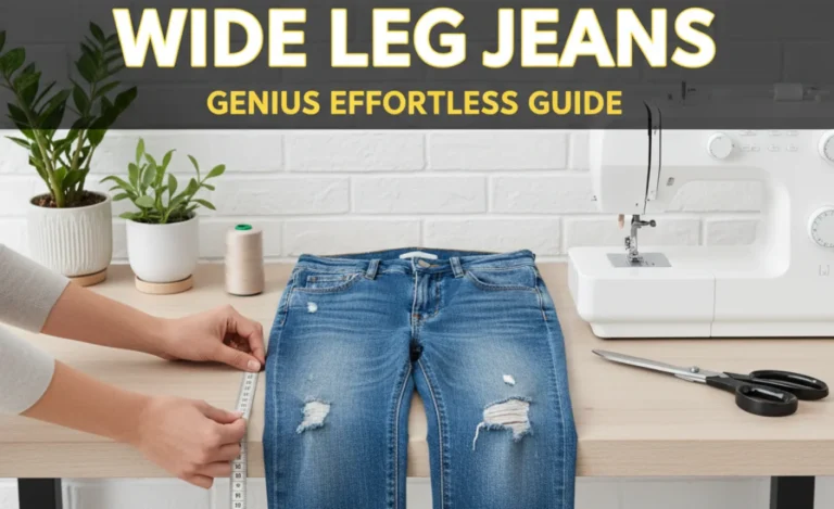 How To Hem Wide Leg Jeans: Genius Effortless Guide