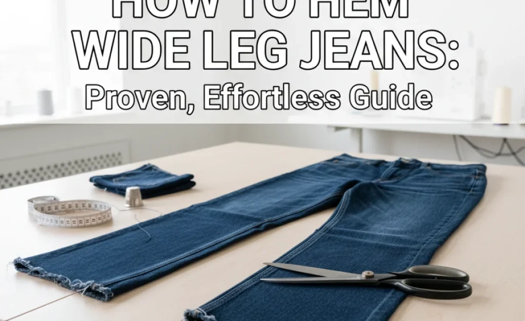 How to Hem Wide Leg Jeans: Proven, Effortless Guide