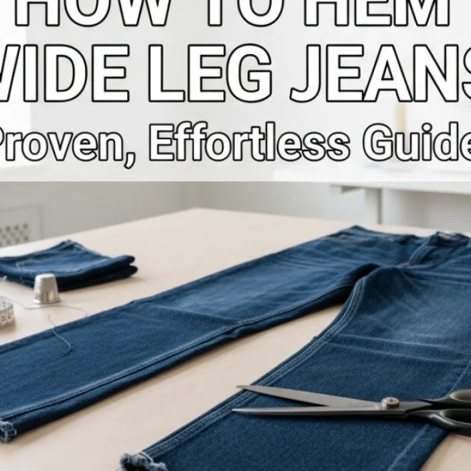 How to Hem Wide Leg Jeans: Proven, Effortless Guide