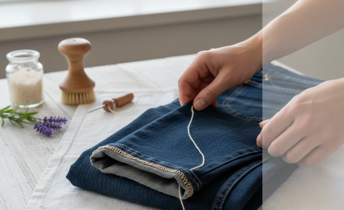 Maintaining Your Hand-Hemmed Jeans