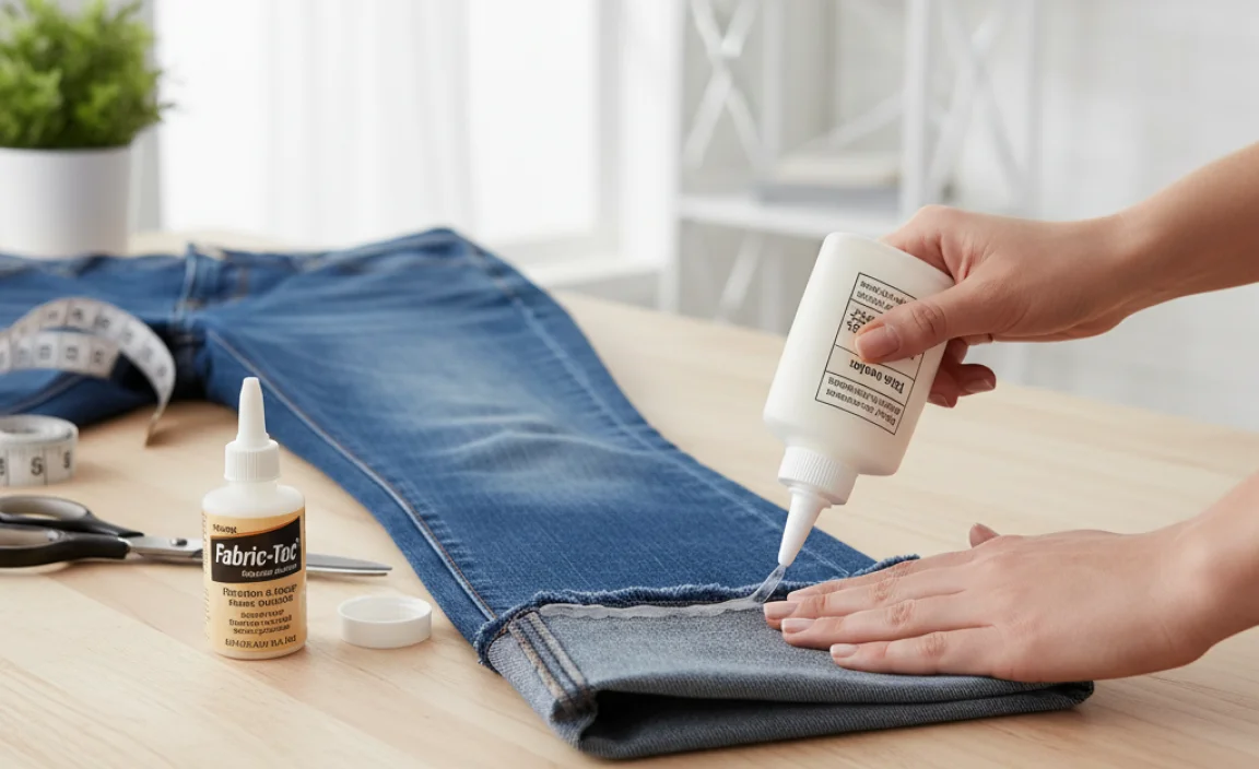 Method 1: Fabric Glue – The Flexible Fix