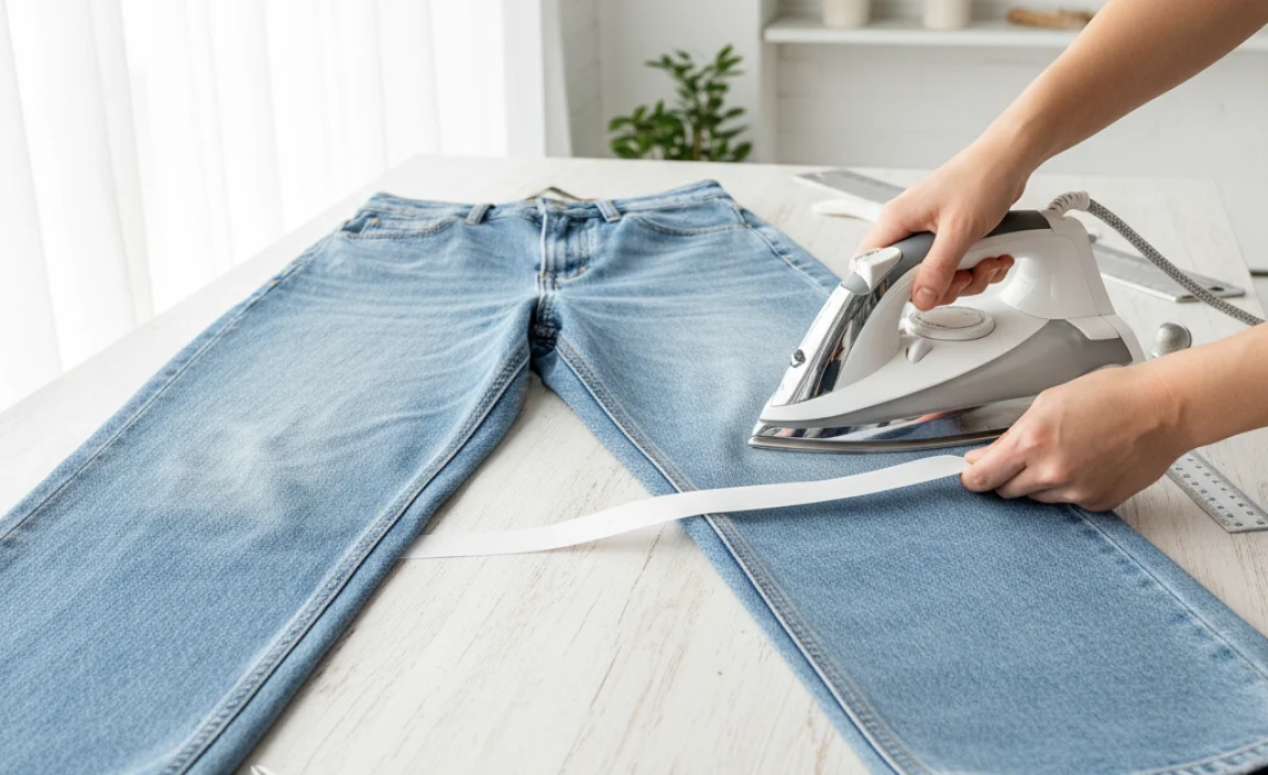 Method 1: The Clean Hem with Iron-On Hemming Tape