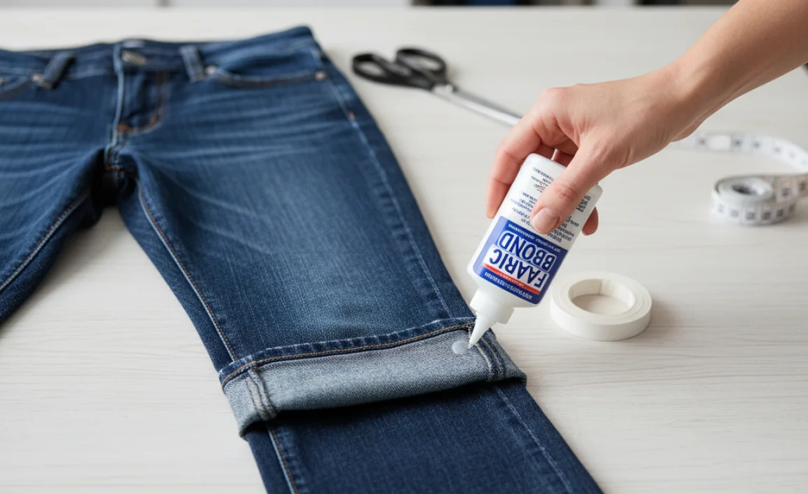 Method 1: The Genius Fabric Glue Fix (No Sewing Required!)
