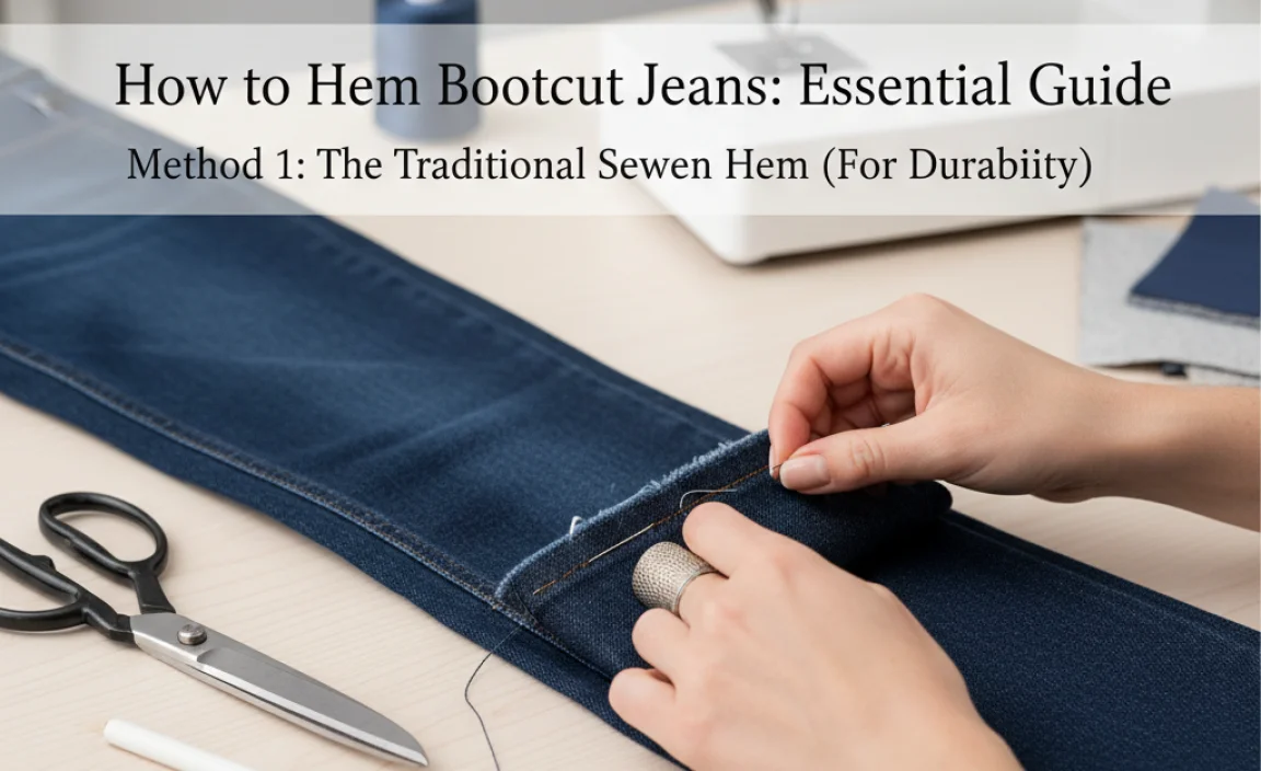 Method 1: The Traditional Sewn Hem (For Durability)