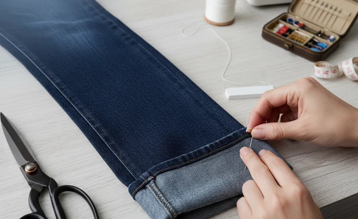 Method 1: The Traditional Sewn Hem (For Durability)