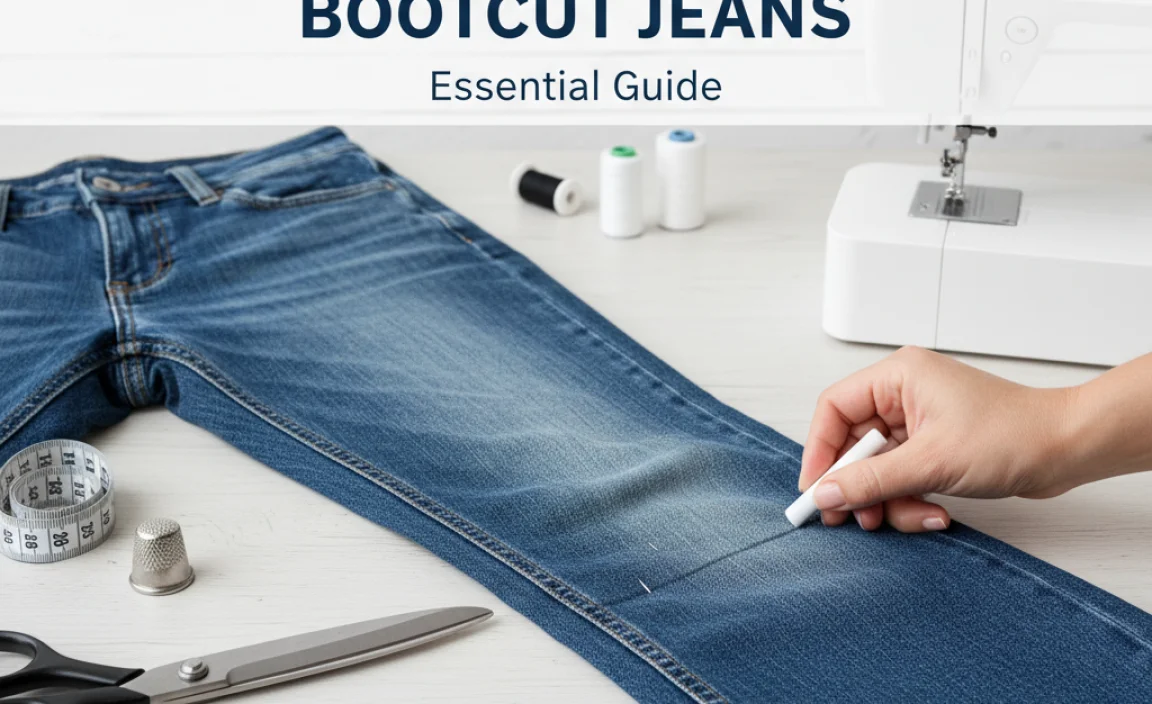 Methods for Hemming Bootcut Jeans