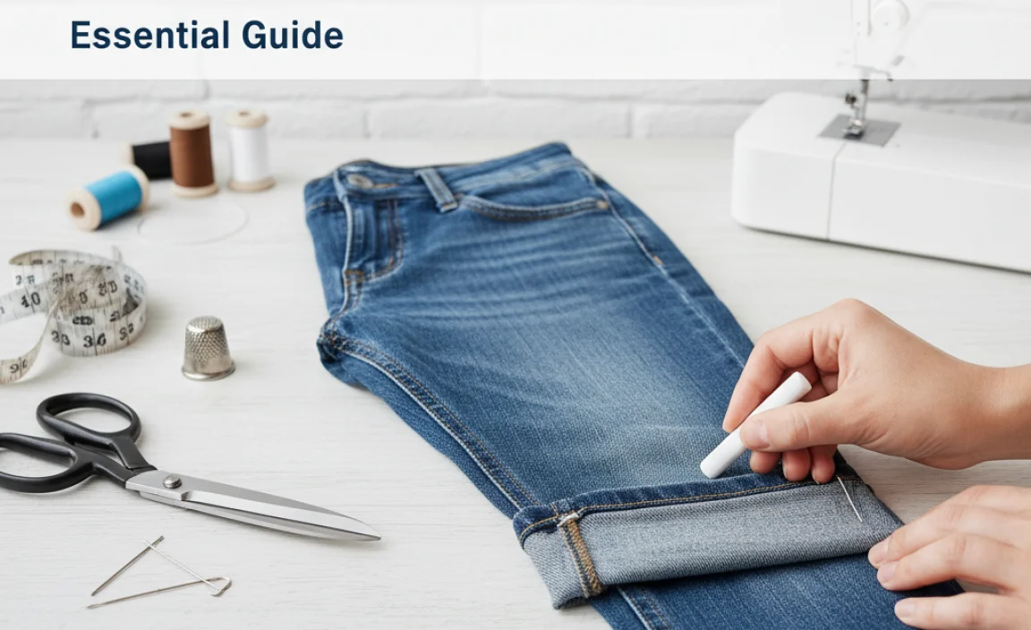 Methods for Hemming Bootcut Jeans