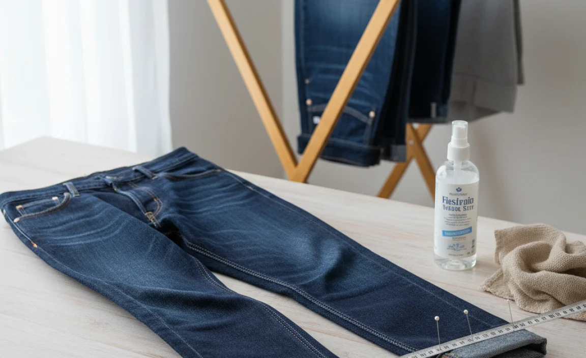 Preparing Your Jeans for Hemming
