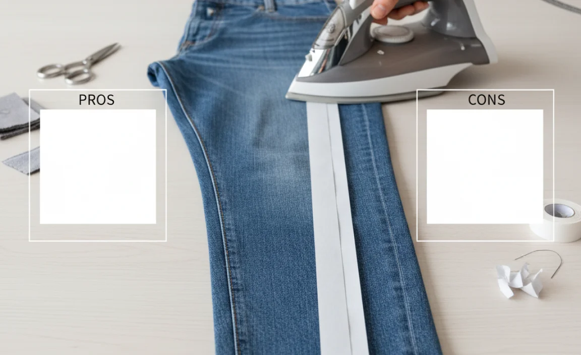 Pros and Cons of the Iron-On Hemming Method