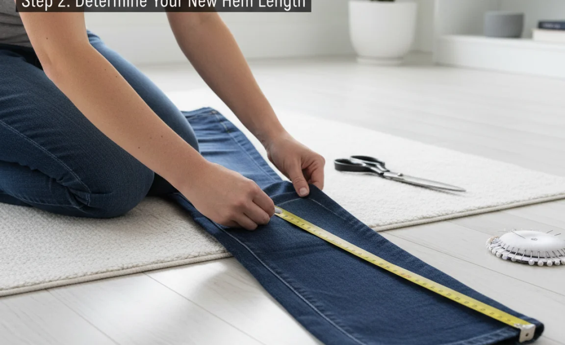 Step 2: Determine Your New Hem Length