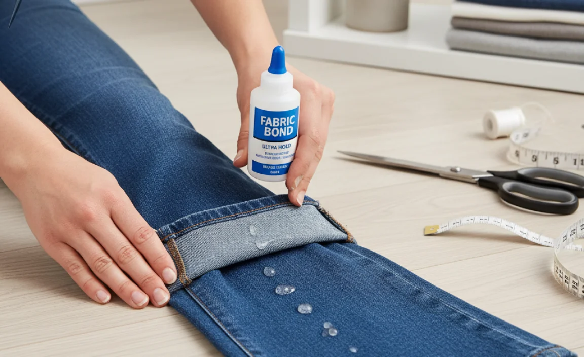 Step-by-Step Guide: Hemming Flare Jeans with Fabric Glue