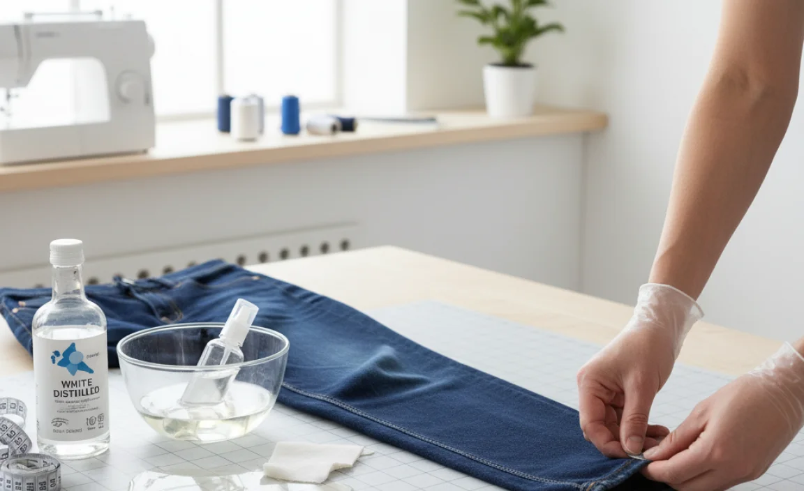 Step-by-Step Guide: Hemming Tapered Jeans with Vinegar