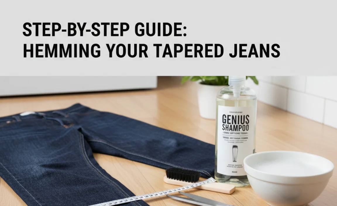 Step-by-Step Guide: Hemming Your Tapered Jeans