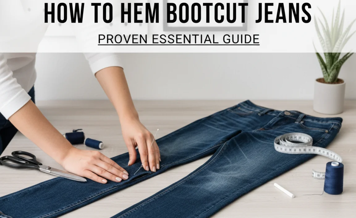 Step-by-Step Guide: How to Hem Bootcut Jeans