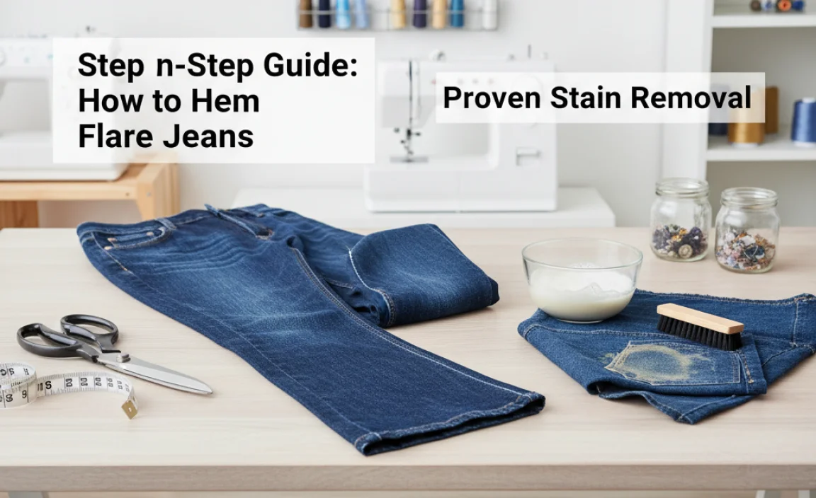 Step-by-Step Guide: How to Hem Flare Jeans
