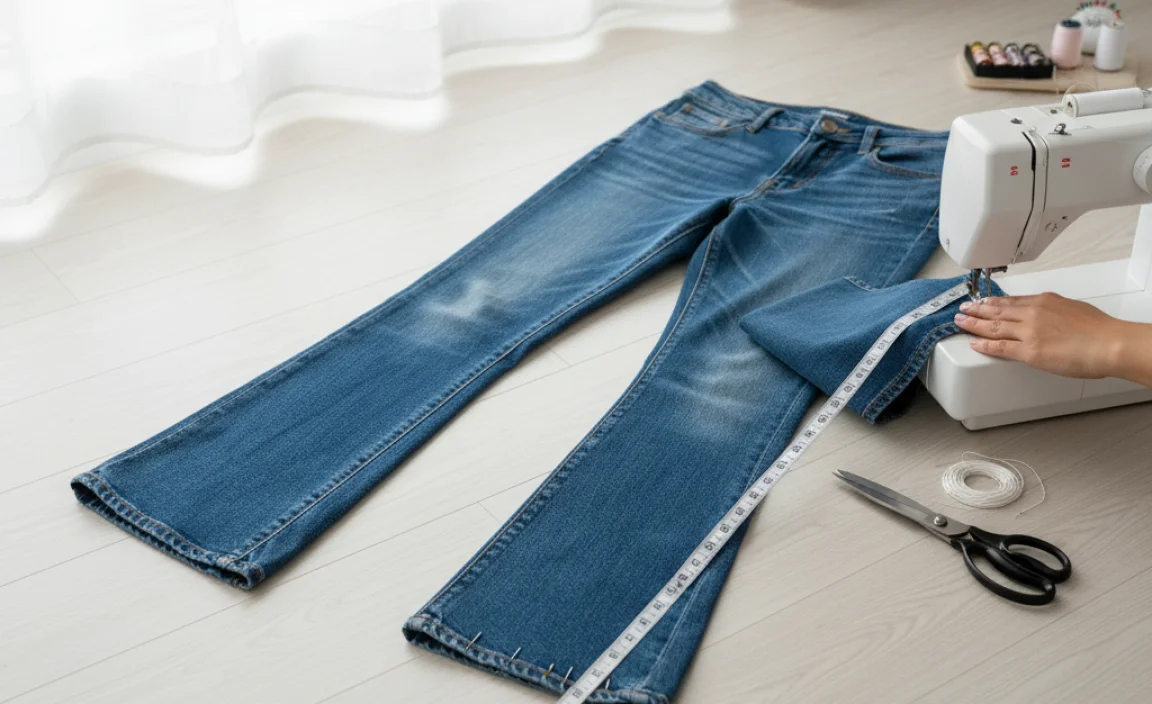 Step-by-Step Guide: How to Hem Flare Jeans