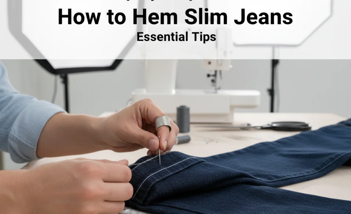 Step-by-Step Guide: How to Hem Slim Jeans
