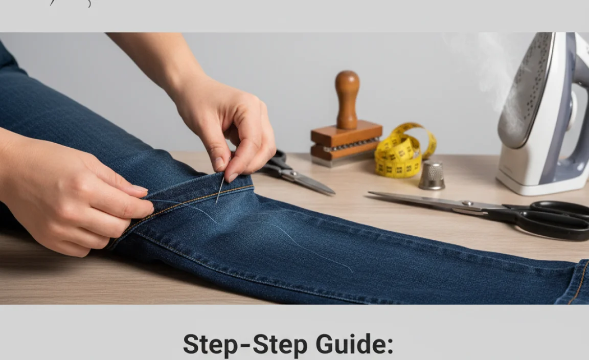 Step-by-Step Guide: How to Hem Slim Jeans (Blind Hem)