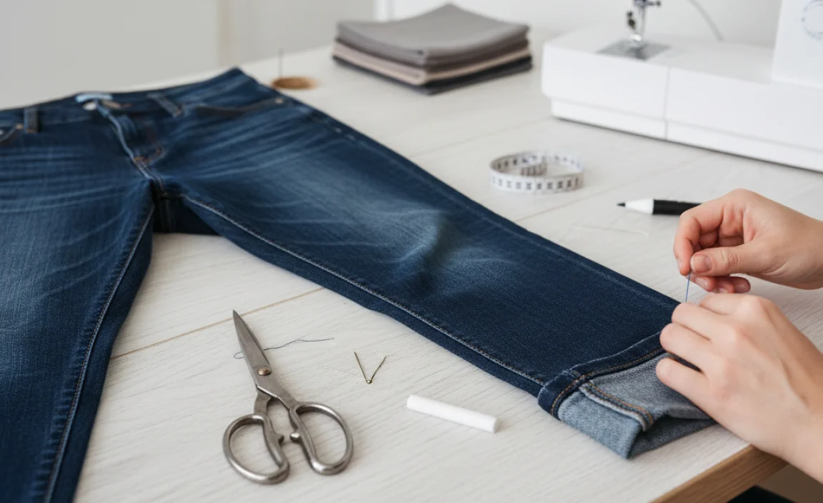 Step-by-Step Guide: How to Hem Slim Jeans