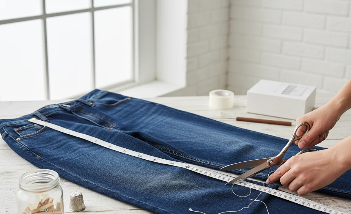 Step-by-Step Guide: How to Hem Wide Leg Jeans