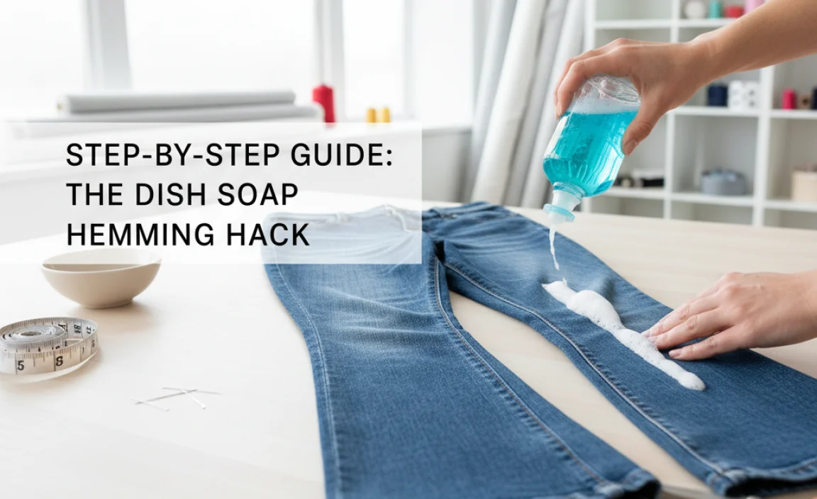 Step-by-Step Guide: The Dish Soap Hemming Hack